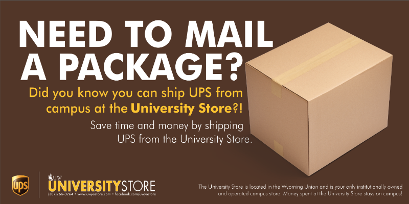 Shipping through UPS is now available right at the IDR counter.