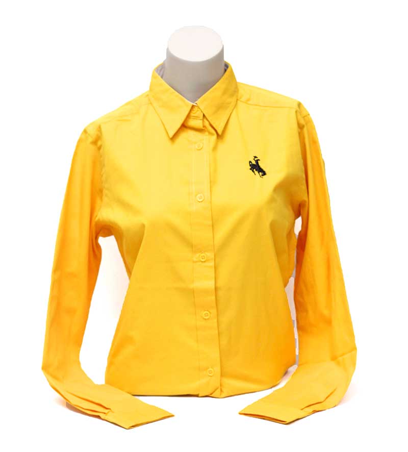 yellow women's dress shirt