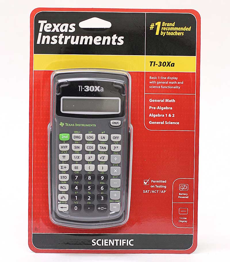 TI30XA Math and Science Calculator