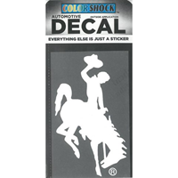 CDI Corp. Colorshock™ Bucking Horse Oversized White Right Facing Decal