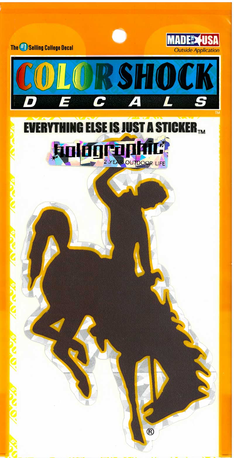 CDI Corp. Colorshock™ Bucking Horse Holographic Decal