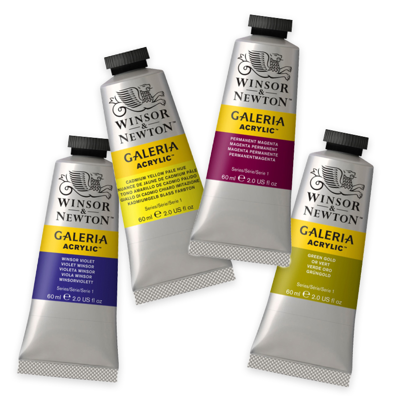 Winsor & Newton Galeria : Acrylic Paint : 60ml : Cadmium Yellow