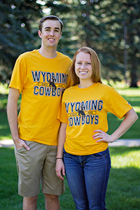Champion® Wyoming Cowboys Since 1886 Short Sleeve Tee