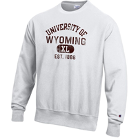 Champion® University of Wyoming XL Est. 1886 Reverse Weave Crewneck