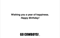 Happy Birthday University of Wyoming Card