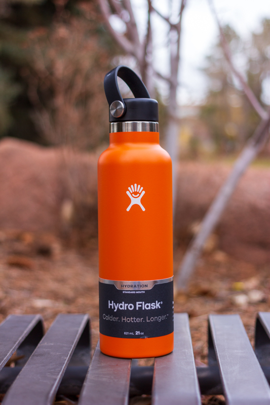 Hydro Flask Discontinued 32oz Wide Mouth Bottle Orange Zest