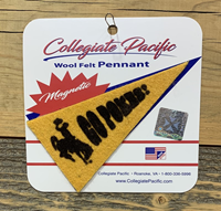Mini Wyoming Pennant Magnet Go Pokes