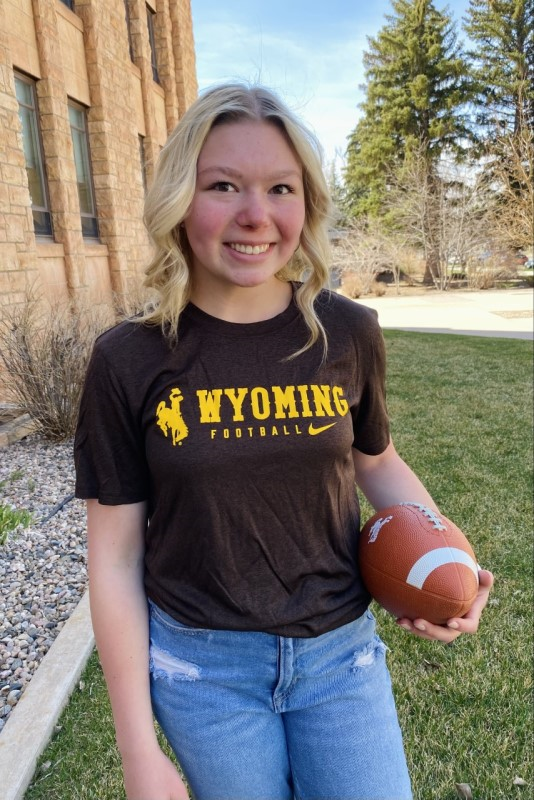 Nike Wyoming Cowboys Football S/S Tee - University Gold