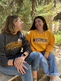 Champion® Powerblend Wyoming Cowboys Arched Crew