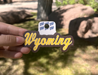 Blue 84® Wyoming Script Sticker