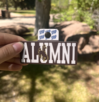 Blue 84® Alumni Bucking Horse Overlap Sticker