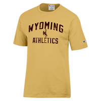 Champion®  Tee S/S Garment Dyed Wyoming Bucking Horse Athletics