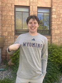 Adidas® Tee L/S One Wyoming Athletic Font