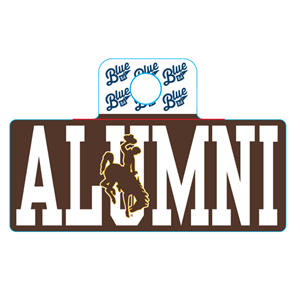 Blue '84® Bucking Horse Alumni Sticker